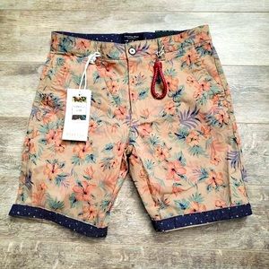 NWT Cactus Man Rick Singh Tropical Vibe Stretch Collection Shorts 30